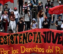 Protesta contra Iván Duque en Medellín en el marco del paro nacional. (Fuente: AFP) (Fuente: AFP) (Fuente: AFP)