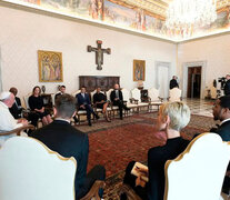 La reunión del Papa Francisco con la delegación de la NBA.