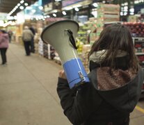 Las mujeres del Central se hacen oir entre las naves. (Fuente: prensa Mercado Central) (Fuente: prensa Mercado Central) (Fuente: prensa Mercado Central)