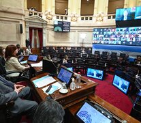 CFK abrió la sesión de la Cámara alta (Fuente: Prensa Senado) (Fuente: Prensa Senado) (Fuente: Prensa Senado)