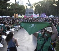 La vigilia durante el tratamiento de la ley en Diputados se repetirá este 29. (Fuente: Andres Macera) (Fuente: Andres Macera) (Fuente: Andres Macera)