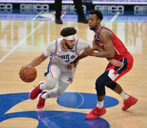 Seth Curry, en su último partido antes de la lesión. (Fuente: AFP) (Fuente: AFP) (Fuente: AFP)