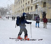 Las mejores fotos de la nieve en Madrid. (Fuente: AFP) (Fuente: AFP) (Fuente: AFP)