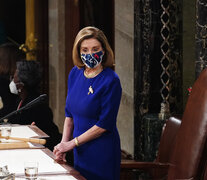 Pelosi, líder de los demócratas en el Congreso.  (Fuente: AFP) (Fuente: AFP) (Fuente: AFP)