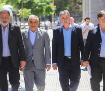 Chemes (CRA), Iannizotto (Coninagro), Achettoni  (FAA) y Pelegrina (SRA)