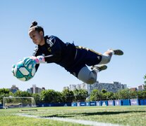 Seis partidos y ningún gol en contra para Oliveros. (Fuente: Foto Prensa Boca) (Fuente: Foto Prensa Boca) (Fuente: Foto Prensa Boca)