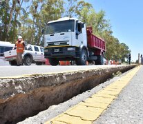 Profundas grietas en las rutas sanjuaninas. (Fuente: Télam) (Fuente: Télam) (Fuente: Télam)