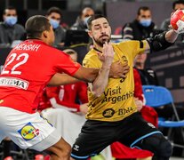 El seleccionado de handball arranca la segunda etapa en Egipto. (Fuente: AFP) (Fuente: AFP) (Fuente: AFP)