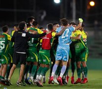 Defensa y Justicia festeja su pasaje a la final de la Sudamericana. (Fuente: AFP) (Fuente: AFP) (Fuente: AFP)