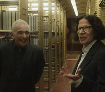 Martin Scorsese y la escritora Fran Lebowitz.