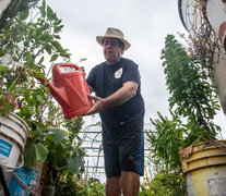 Carlos Briganti comenzó el proyecto en su terraza de Chacarita. (Fuente: Guido Pietrokovsky) (Fuente: Guido Pietrokovsky) (Fuente: Guido Pietrokovsky)