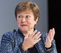 Kristalina Georgieva, titular del FMI, pidió apoyo para los países que no pueden pagar la deuda. (Fuente: EFE) (Fuente: EFE) (Fuente: EFE)