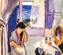 Woman Reading at a Dressing Table, Henri Matisse, 1919.