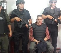 Walter Alberto Brauton Steimbach luego de ser detenido en La Paz y extraditado al país.