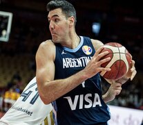 Luis Scola, el gran referente de la Selección. (Fuente: AFP) (Fuente: AFP) (Fuente: AFP)