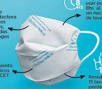 El Frente Darío Santillan fabrica barbijos con las mismas telas antivirales desarrolladas por el Conicet que se usan para hacer los Atom Protect.