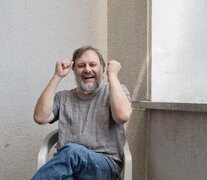 Slavoj Zizek (Fuente: Gentileza David Levene Eyevine) (Fuente: Gentileza David Levene Eyevine) (Fuente: Gentileza David Levene Eyevine)