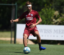 Sosa tuvo su última práctica en Ezeiza antes de partir al Atlanta United. (Fuente: Prensa River) (Fuente: Prensa River) (Fuente: Prensa River)