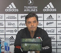 Marcelo Gallardo, DT de River. (Fuente: Captura de vídeo ) (Fuente: Captura de vídeo ) (Fuente: Captura de vídeo )