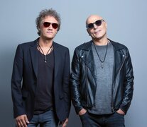 Charly Alberti y Zeta Bosio, integrantes de Soda Stereo.  (Fuente: Télam) (Fuente: Télam) (Fuente: Télam)