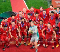 El Bayern Munich celebró el sexto título de su temporada. (Fuente: EFE) (Fuente: EFE) (Fuente: EFE)