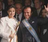 Carlos Saúl Menem, presidente de la Nación en dos periodos de 1989 a 1999. (Fuente: NA) (Fuente: NA) (Fuente: NA)