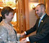 Los bonistas quieren que Guzmán apure un acuerdo con Kristalina Georgieva. (Fuente: NA) (Fuente: NA) (Fuente: NA)