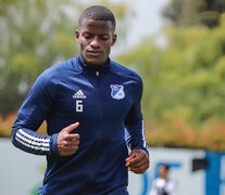 El colombiano Andrés Román. (Fuente: Prensa Millonarios) (Fuente: Prensa Millonarios) (Fuente: Prensa Millonarios)