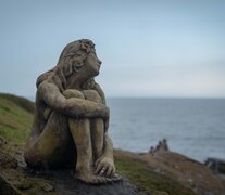 La estatua se convirtió en un atractivo turístico en los últimos días.  (Fuente: Télam) (Fuente: Télam) (Fuente: Télam)