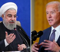 Rohani y Biden parecen querer lo mismo pero no terminan de ponerse de acuerdo. (Fuente: AFP) (Fuente: AFP) (Fuente: AFP)