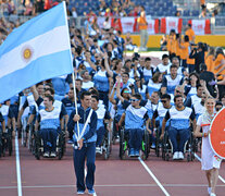 Delegación paralímpica de la Argentina en los Juegos de Río 2016.