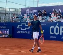 Federico Coria, hermano del &amp;quot;Mago&amp;quot; Guillermo, festeja en el Kempes. (Fuente: Prensa Córdoba Open) (Fuente: Prensa Córdoba Open) (Fuente: Prensa Córdoba Open)