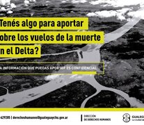 “No tengo ninguna duda de que los vuelos existieron, que los cuerpos eran arrojados por aviones o helicópteros, en tambores o envueltos en bolsas, que mucha gente los vio. Pero no localizamos restos aún&amp;quot; reconoce la fiscal.