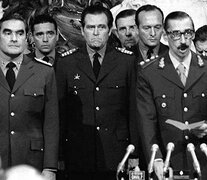 El presidente de facto entre 1976 y 1981, Jorge Rafael Videla, lideró la etapa más cruel en materia de violación sistemática de los derechos humanos en el país. (Fuente: NA) (Fuente: NA) (Fuente: NA)