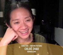 Chloé Zhao, realizadora de &amp;quot;Nomadland&amp;quot;, es la primera mujer asiática en ganar el Globo de Oro a la Mejor Directora.