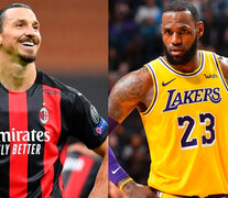 Zlatan Ibrahimovic y LeBron James, enfrascados en una polémica.