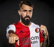 Lucas Pratto no ingresó en los últimos cinco partidos del Feyenoord. (Fuente: Télam) (Fuente: Télam) (Fuente: Télam)