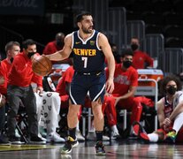 Campazzo volvió a sobresalir por su juego. (Fuente: AFP) (Fuente: AFP) (Fuente: AFP)