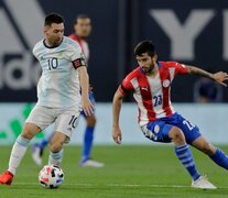 Messi en el 1-1 ante Paraguay de la fecha 3. Habrá que esperar para volver a ver a la Selección. (Fuente: AFP) (Fuente: AFP) (Fuente: AFP)