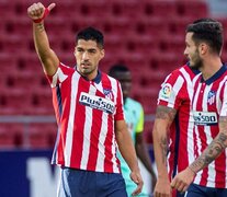 Luis Suárez, goleador del Atlético de Madrid. (Fuente: AFP) (Fuente: AFP) (Fuente: AFP)