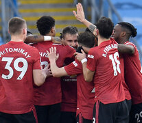 El equipo de Solksjaer logró un triunfazo en el clásico de Manchester. (Fuente: AFP) (Fuente: AFP) (Fuente: AFP)