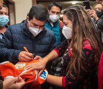 En medio de las amenazas judiciales Arauz continuó con su campaña electoral esta semana.