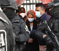 La expresidenta de facto fue detenida el sábado en la localidad boliviana de Trinidad. (Fuente: AFP) (Fuente: AFP) (Fuente: AFP)