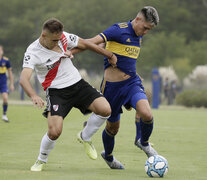 Postal del clásico de Reserva del fin de semana pasado, con triunfo 1-0 millonario. (Fuente: NA) (Fuente: NA) (Fuente: NA)