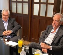 Jorge Amor Ameal y Rodolfo D&amp;#39;Onofrio, responsables de Boca y River. (Fuente: NA) (Fuente: NA) (Fuente: NA)