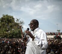 Guy-Brice Parfait Kolelas, líder de la oposición al eterno gobierno de Sassou Nguesso. (Fuente: AFP) (Fuente: AFP) (Fuente: AFP)