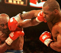 Holyfield vs. Tyson, pelea ícono de los años &amp;#39;90. (Fuente: AFP) (Fuente: AFP) (Fuente: AFP)