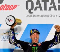 Maverick Viñales logró un triunfo espectacular en la primera carrera de la temporada. (Fuente: EFE) (Fuente: EFE) (Fuente: EFE)