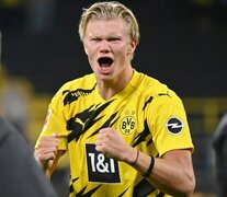 Erling Haaland, el goleador del momento en el fútbol europeo. (Fuente: AFP) (Fuente: AFP) (Fuente: AFP)