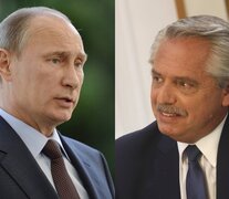  Vladimir Putin, presidente de la Federación Rusa, llamó por teléfono a Alberto Fernández para interiorizarse sobre su estado de salud ya enterado de que el Presidente transita un cuadro leve de covid.